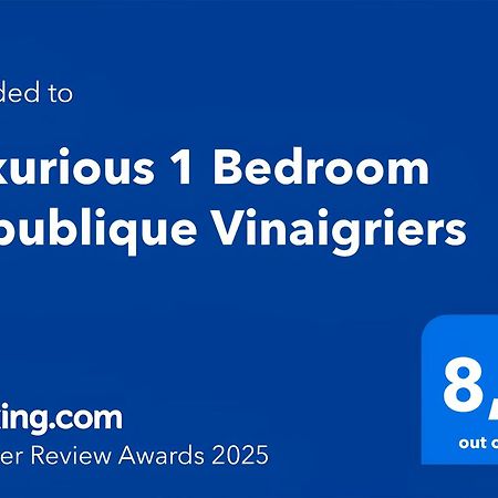 Luxurious 1 Bedroom Republique Vinaigriers Free Netflix Párizs Kültér fotó