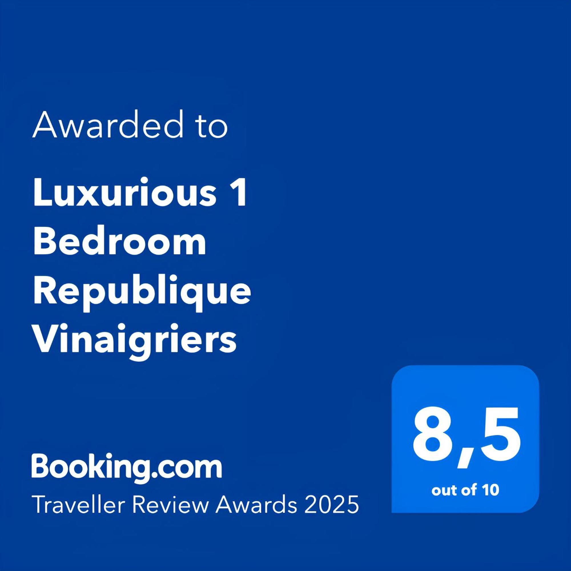 Luxurious 1 Bedroom Republique Vinaigriers Free Netflix Párizs Kültér fotó